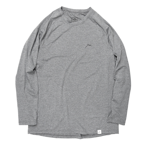 [20%] CAYL Logo Long Sleeve : Grey Melange