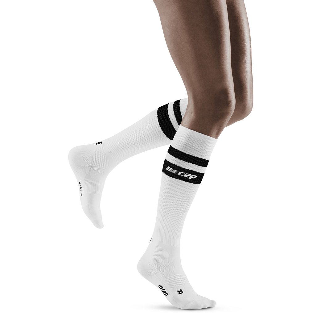 CEP M/W 80s socks : white/black