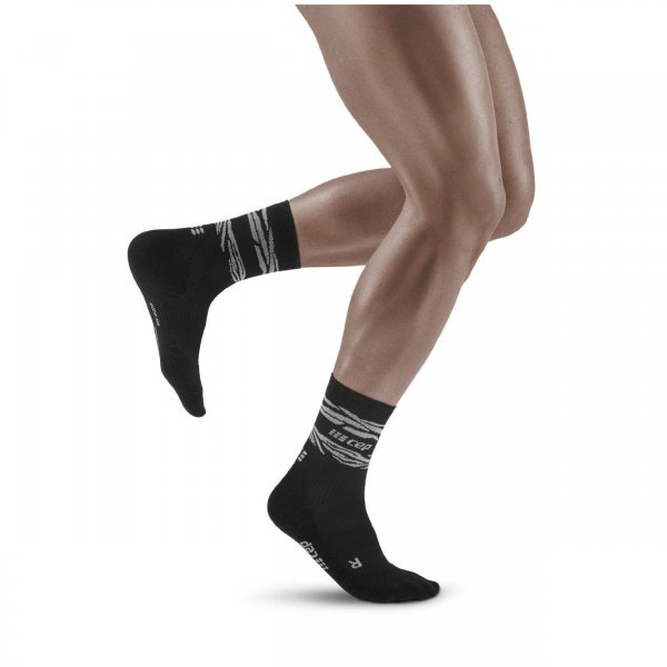 CEP M/W Animal mid-cut socks : black/white